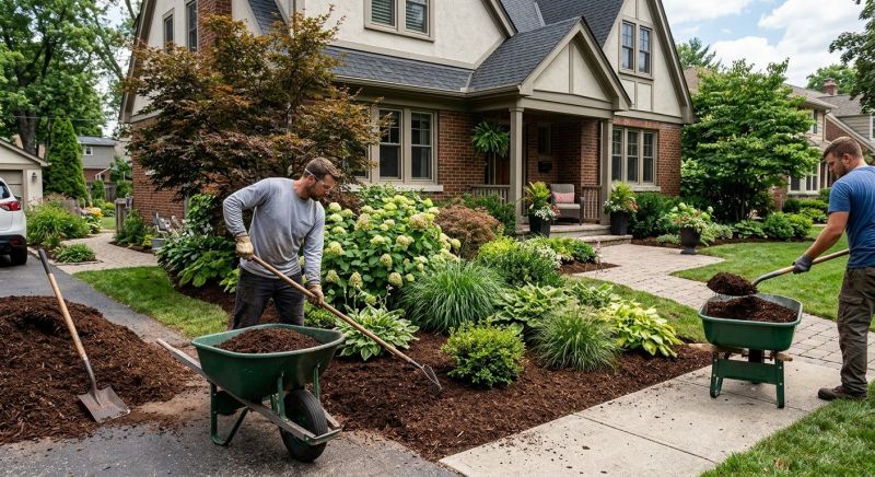 Shredded Mulch Installation in Honolulu, HI
